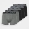 Pier One 5 Pack - Culotte -Black/Mottled Dark Grey