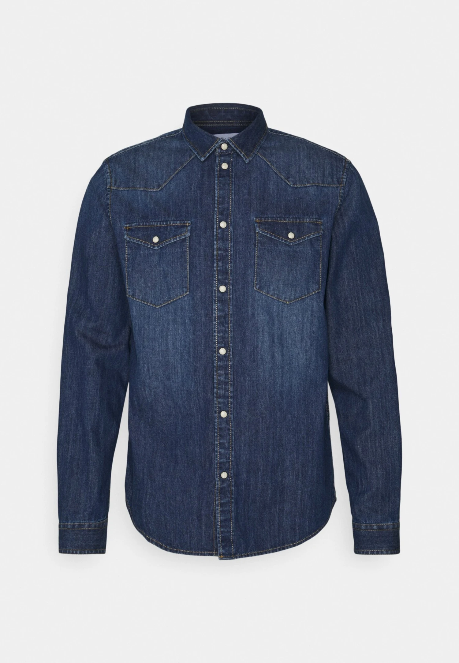 Pier One Denim - Camisa - Blue Denim 1 Pier One Denim - Camisa - Blue Denim