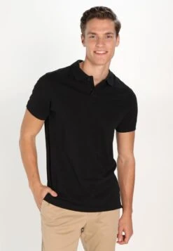 Pier One Basic - Polo - Black