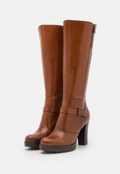Pier One Leather- Botas De Tacón - Cognac -Tienda De Moda Boutique 1e904b13bbe04b61b591958331895eb3