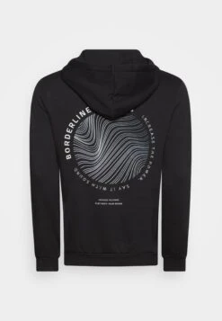 Pier One Hoodie Circle Back - Sudadera - Black