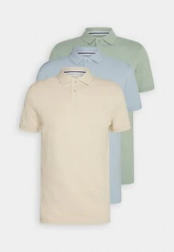 Pier One 3 Pack - Polo - Mint/Tan/Light Blue -Tienda De Moda Boutique 32306465451b49b68887f2f3443fe714