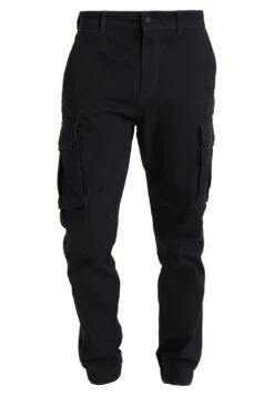 Pier One Cuffed Skinny Trouser- Pantalones Cargo - Black -Tienda De Moda Boutique 3432277f4bf94e71956181ab1ee213e5