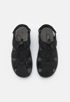 Pier One Leather - Sandalias De Senderismo - Black -Tienda De Moda Boutique 348ad4d4a3a548d0b683ff94cec7b0e3