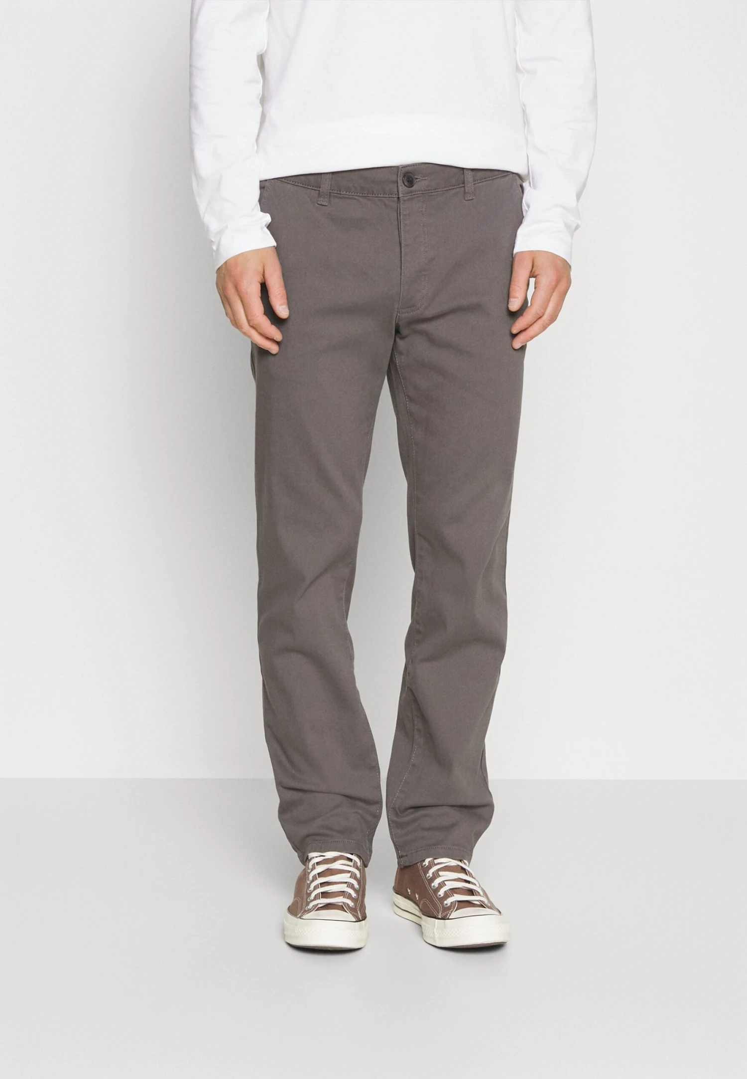 Pier One 2 Pack - Pantalones Chinos - Dark Grey/Beige 4 Pier One 2 Pack - Pantalones Chinos - Dark Grey/Beige - Imagen 4