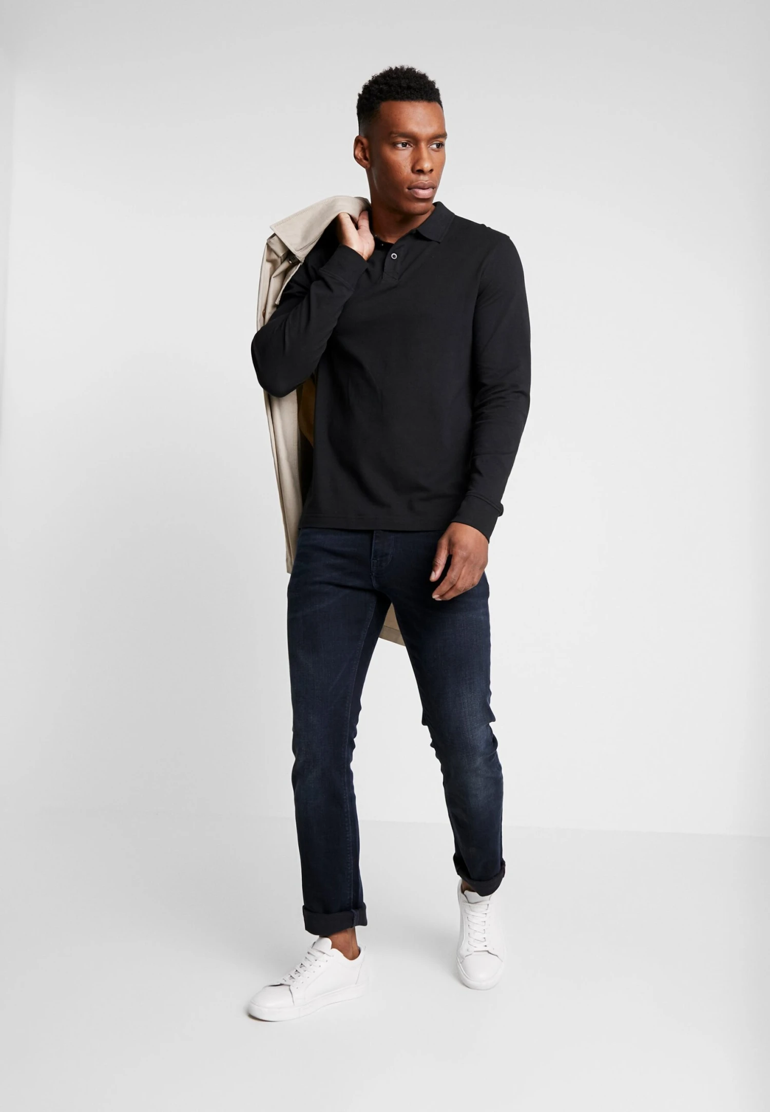 Pier One 2 Pack - Polo - Mottled Grey/Black 2 Pier One 2 Pack - Polo - Mottled Grey/Black - Imagen 2