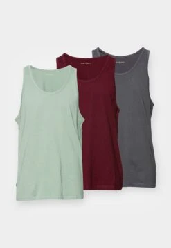 Pier One 3 Pack - Top - Dark Grey / Green / Bordeaux -Tienda De Moda Boutique 48ad2e9583ca42fe9a36b13269cd9624