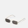 Pier One Unisex - Gafas De Sol - Gold-Coloured/Black
