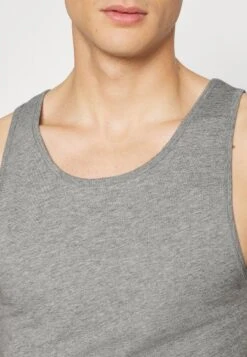 Pier One Rib Vestlue - Camiseta Interior - Grey/White/Blue -Tienda De Moda Boutique 651f5eab990948179a19a8d8a182168d