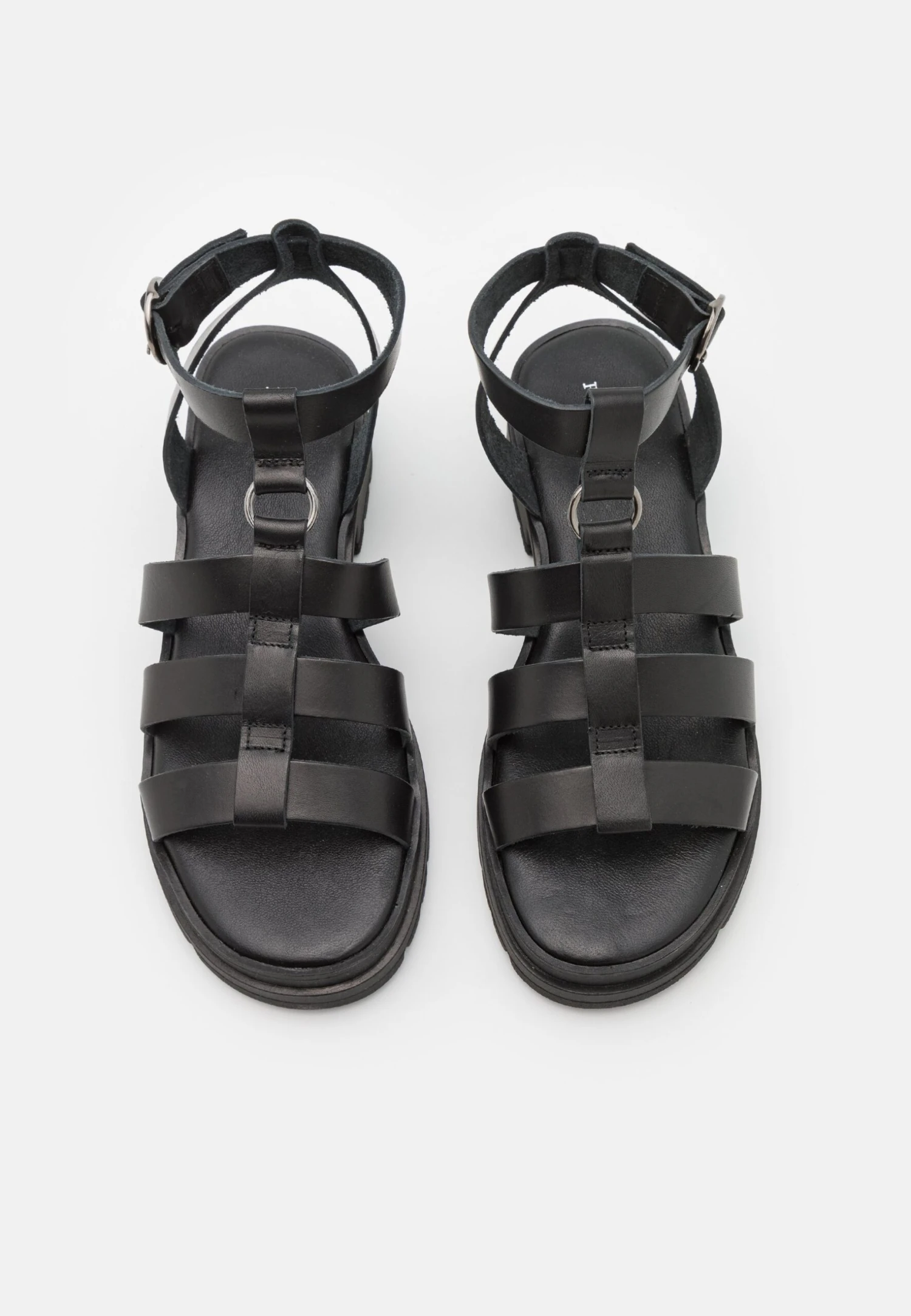 Pier One Leather - Sandalias - Black 6 Pier One Leather - Sandalias - Black - Imagen 6