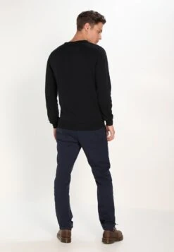 Pier One Basic Crewneck - Jersey De Punto - Black -Tienda De Moda Boutique 67feb9b1cee14abc863487c2b05bb82a