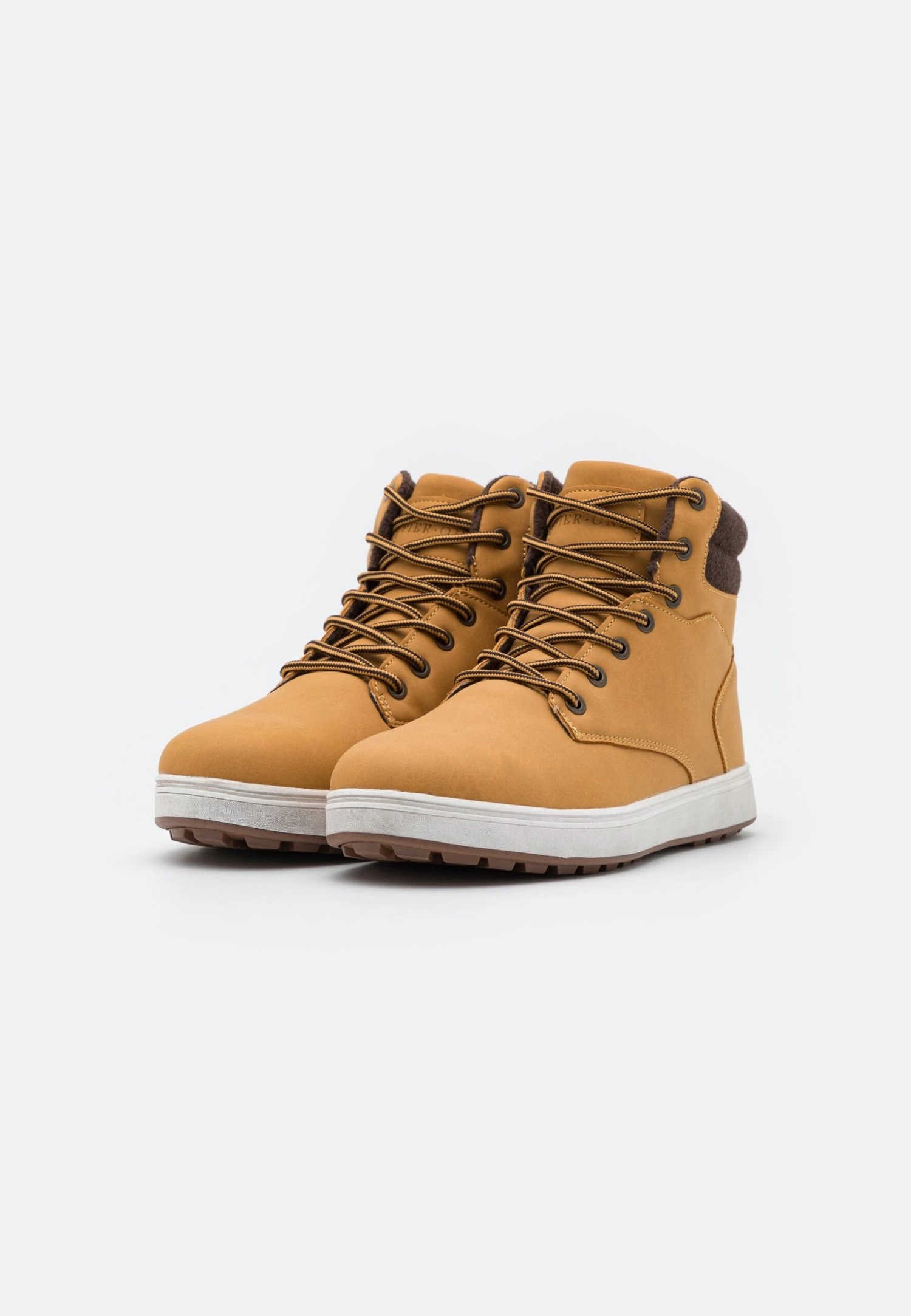 Pier One Botines Con Cordones - Camel 2 Pier One Botines Con Cordones - Camel - Imagen 2