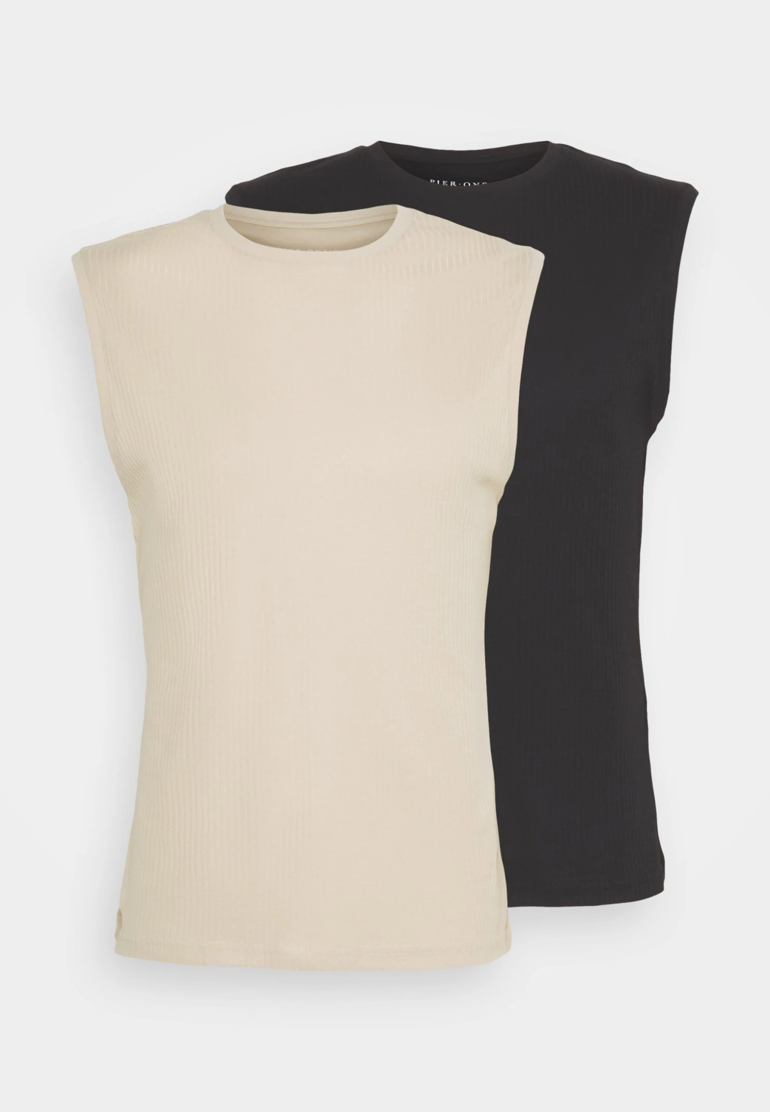 Pier One 2 Pack - Top -Black/Beige 5 Pier One 2 Pack - Top -Black/Beige - Imagen 5