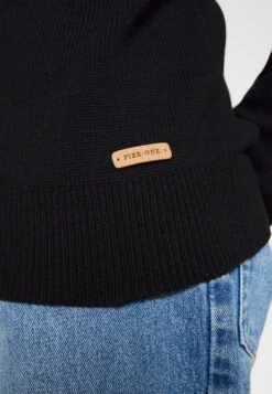 Pier One Structure Block High Collar - Chaqueta De Punto - Black -Tienda De Moda Boutique 6a3d75ac81f349948e6db8598e9da725