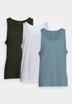 Pier One 3 Pack - Top - Green / White / Light Blue -Tienda De Moda Boutique 739759b265524d9a9a565c34b8585399