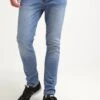 Pier One Vaqueros Slim Fit - Light Blue Denim