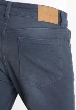 Pier One Coloured Baron - Vaqueros Slim Fit - Dark Blue -Tienda De Moda Boutique 8190d0381c3340488df2e1b56401ad3b