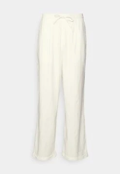Pier One Drawcord Trousers Linen Blend - Pantalones - White -Tienda De Moda Boutique 82865836bb5b4fff94da44c3eaf1558d