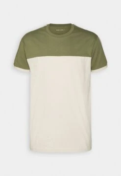 Pier One Camiseta Estampada - Khaki/Off-White -Tienda De Moda Boutique 829422407edf48bca90300a029920a9e