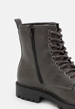 Pier One Unisex - Botines Con Cordones - Grey -Tienda De Moda Boutique 82bd184e7ab747aa887abd7a99f16eb3