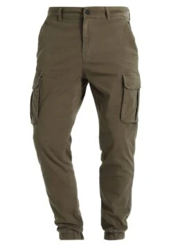 Pier One Cuffed Skinny Trouser- Pantalones Cargo - Khaki -Tienda De Moda Boutique 8b5d9a7661e7447cbc122a53d9869344