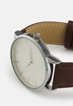 Pier One Reloj - Brown/Silvercoloured -Tienda De Moda Boutique 8d219c56f0834fbdb3eb2636f480c050