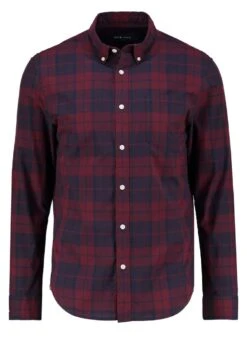 Pier One Camisa - Dark Blue/Bordeaux -Tienda De Moda Boutique 8e40a74f44c34f0e801c96dc08526fec