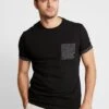 Pier One Camiseta Estampada - Black