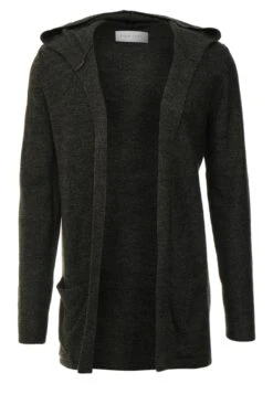 Pier One Chaqueta De Punto - Black/Olive -Tienda De Moda Boutique 9e08a40a3b7741ef8b5831bf6a5c852e
