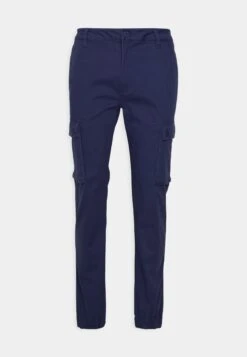 Pier One Pantalones Cargo - Dark Blue -Tienda De Moda Boutique a73a958df532410fbc1a786b8905fbe3