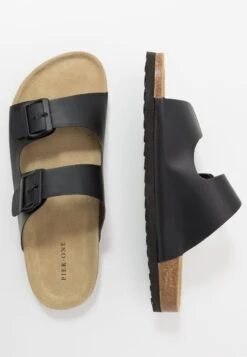 Pier One Unisex - Pantuflas - Black -Tienda De Moda Boutique a98de5f417bd4f57b176937b18a12ab7