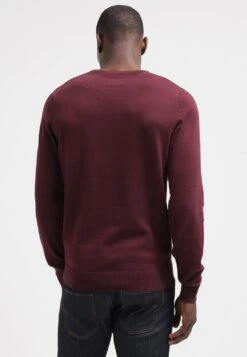 Pier One Basic Crewneck - Jersey De Punto - Bordeaux -Tienda De Moda Boutique aaf245cbddbb47c589ef82b506fadeca