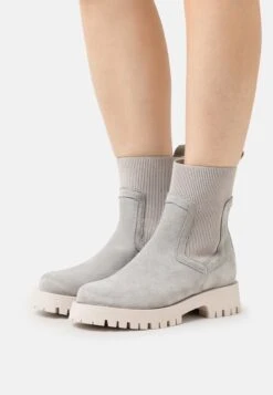 Pier One Leather - Botines Con Plataforma - Grey