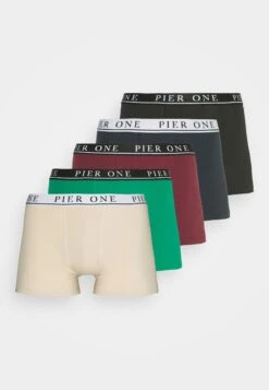 Pier One 5 Pack - Culotte - Beige/Green/Bordeaux -Tienda De Moda Boutique bc7bad60932445cabd41ffd20695bb0b