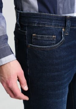 Pier One Basic - Vaqueros Rectos - Dark Blue Denim -Tienda De Moda Boutique cab4c5a817d8404784a40aa6e7e7d551