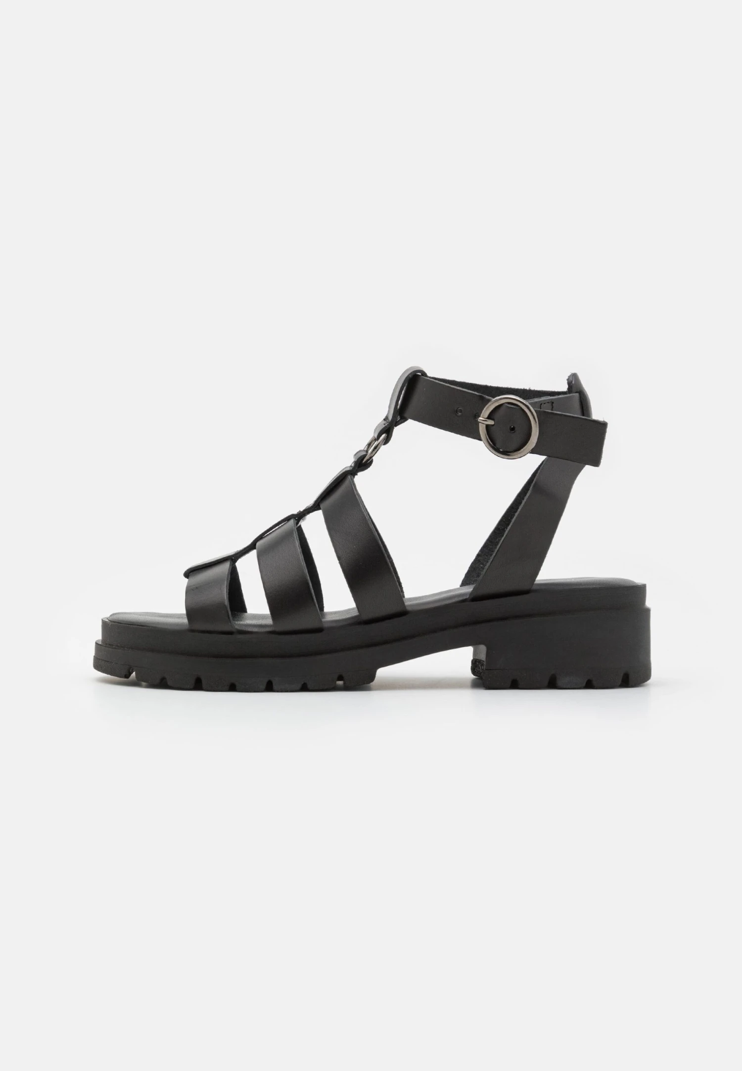 Pier One Leather - Sandalias - Black 2 Pier One Leather - Sandalias - Black - Imagen 2