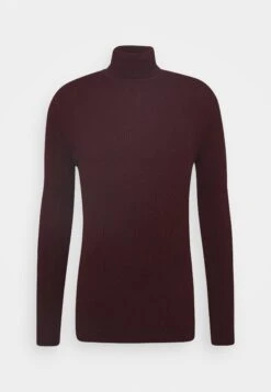 Pier One Muscle Fit Turtle - Jersey De Punto - Mottled Bordeaux -Tienda De Moda Boutique d6bb26cd2a7941d69a2388e64193126d
