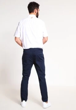 Pier One Pantalones Chinos - Dark Blue -Tienda De Moda Boutique d781d37eda76425a93e9a0a3b37f56fe