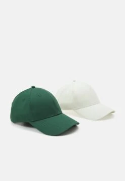 Pier One Unisex 2 Pack - Gorra - Green/Off White