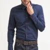 Pier One Camisa - Dark Blue/Red