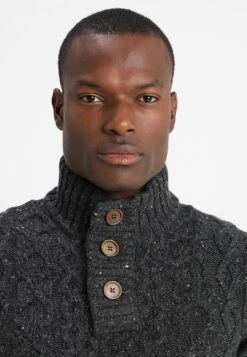 Pier One Jersey De Punto - Mottled Dark Grey -Tienda De Moda Boutique eb6dec66e1f147509263ea1a088f200f