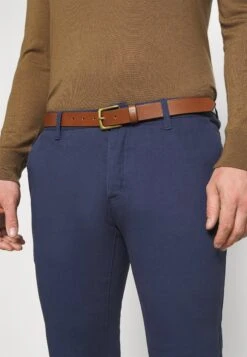 Pier One Belted - Pantalones Chinos - Dark Blue -Tienda De Moda Boutique f0de2ed3c221491eb7c8be84f3e739f9