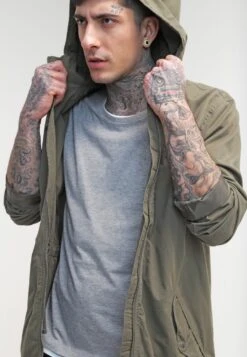 Pier One Parka - Khaki -Tienda De Moda Boutique ffa45efc2dcd46dca209c3efa063c7ea